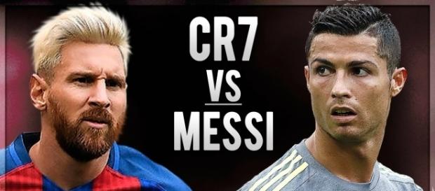 La course au ballon d'or duel entre les deux joueurs. photo de youtube. La course au ballon d'or duel entre les deux joueurs. photo de youtube.