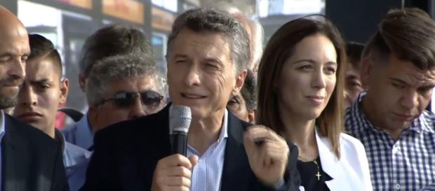 Macri en su discurso inaugural Macri en su discurso inaugural