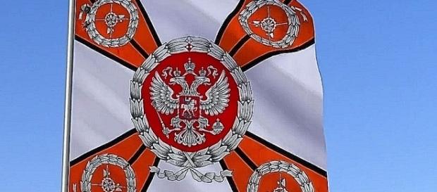Wzorzec sztandaru brygady współczesnych wojsk rosyjskich Wzorzec sztandaru brygady współczesnych wojsk rosyjskich