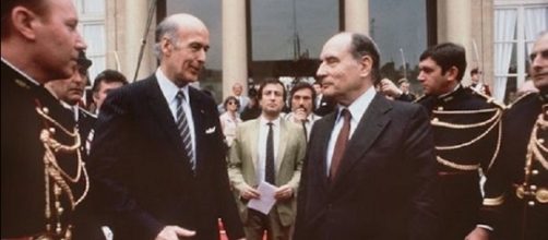 Due ex presidenti francesi, Valery Giscard d'Estaing e Francois Mitterrand