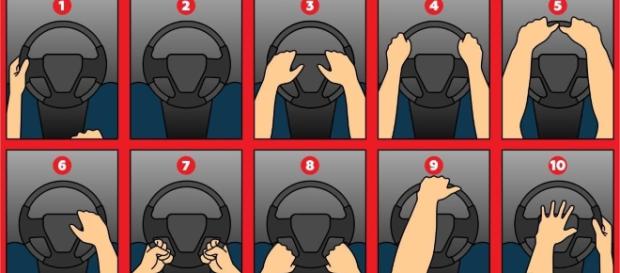 Forma como segura o volante revela sua personalidade Forma como segura o volante revela sua personalidade