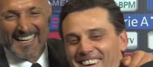 Spalletti e Montella nel post partita a Sky