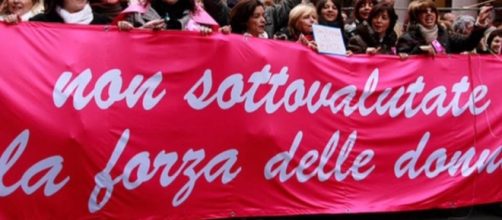 Una precedente protesta delle lavoratrici