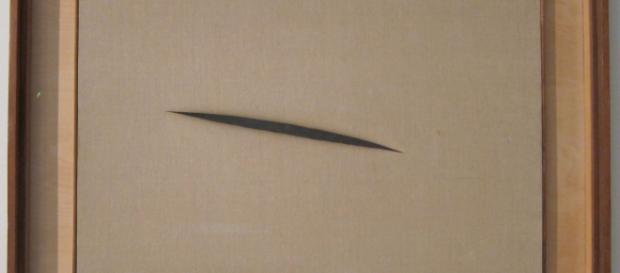 Spatial Concept "Waiting", Lucio Fontana Spatial Concept "Waiting", Lucio Fontana