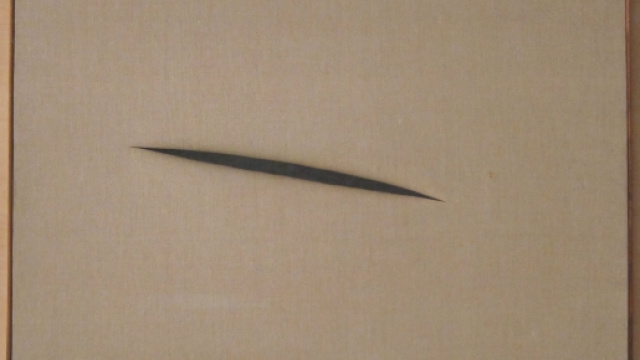 Spatial Concept "Waiting", Lucio Fontana