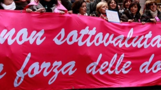 Una precedente protesta delle lavoratrici