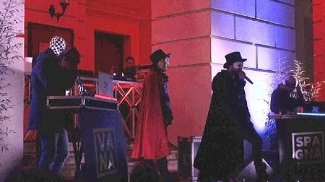 Zabatta Staila Crew durante il concerto di Capodanno 2017 a Cosenza.