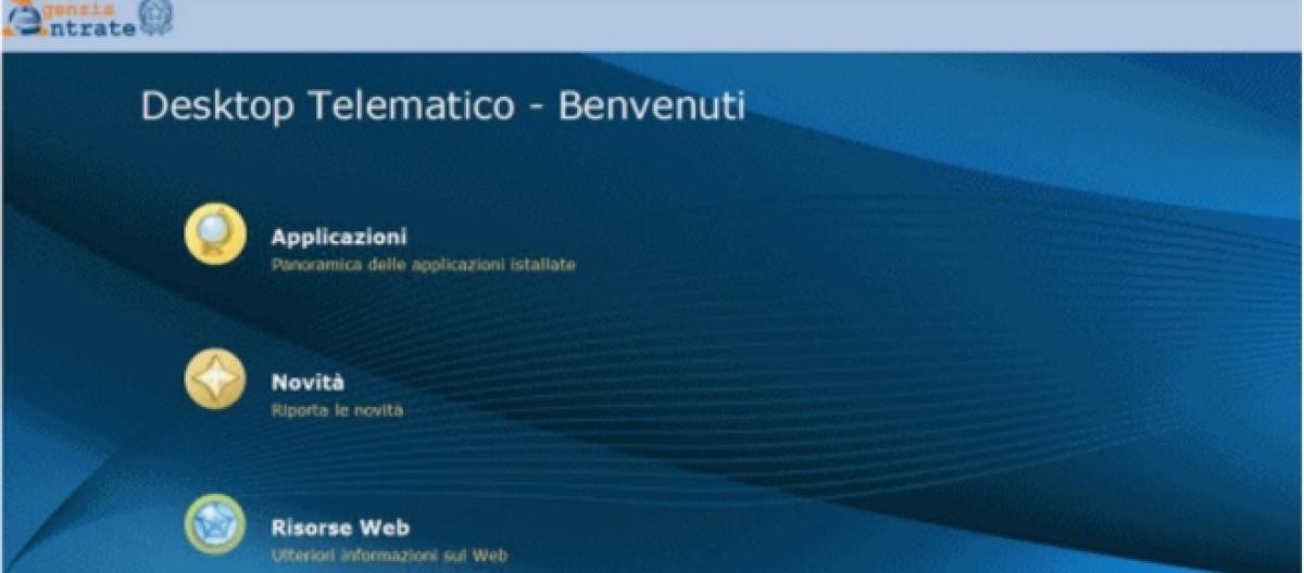 scaricare desktop telematico agenzia entrate