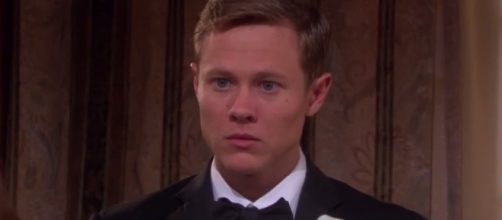 Guy Wilson's reaction to Chandler Massey returning to 'Days Of Our Lives.' Photo via TV Source Magazine/Photo Screencap via NBC/YouTube.com