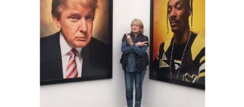 Martha Stewart flashes middle finger toward portrait of Trump ... - thestar.com