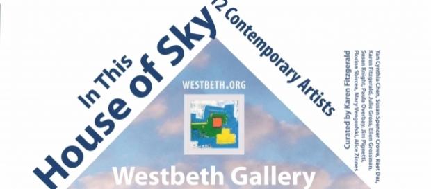 A flyer promoting the 'In This House of Sky' exhibition. / Photo via Karen Fitzgerald, used with permission. A flyer promoting the 'In This House of Sky' exhibition. / Photo via Karen Fitzgerald, used with permission.