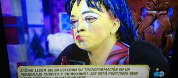 Belén Esteban en Salvame caracterizada del famoso retrato de Dora Maar de Pablo Picasso Belén Esteban en Salvame caracterizada del famoso retrato de Dora Maar de Pablo Picasso