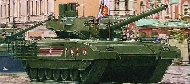 Der T-14-Superpanzer wurde in Dienst gestellt. YouTube-Video: Москва. Парад Победы 2017. Проход военной техники Der T-14-Superpanzer wurde in Dienst gestellt. YouTube-Video: Москва. Парад Победы 2017. Проход военной техники
