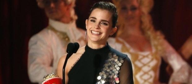 Emma Watson wins first gender-neutral MTV TV & Movie Award/photo via bbc.co.uk Emma Watson wins first gender-neutral MTV TV & Movie Award/photo via bbc.co.uk