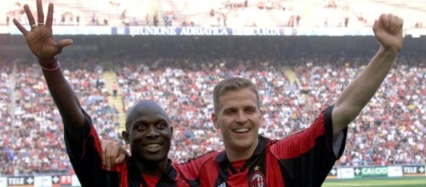 George Weah, campione d'Italia con il Milan nel 1996 e nel 1999 George Weah, campione d'Italia con il Milan nel 1996 e nel 1999