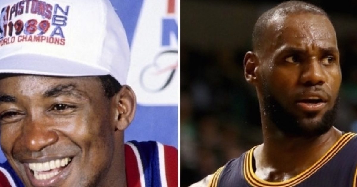 Pistons legend Isiah Thomas calls LeBron "greatest player ever"