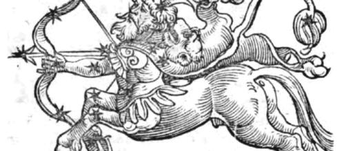 Sagittarius Guido Bonatti, De Astronomia Libri X (Basel, Nicolaus Pruknerus, 1550)