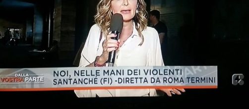 Dalla Vostra Parte: pietre contro Daniela Santanchè in diretta tv ... - leonardo.it