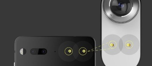 Essential phone's magnetic connectors working with 360-degree cam accessory. / from 'New Atlas' - newatlas.com
