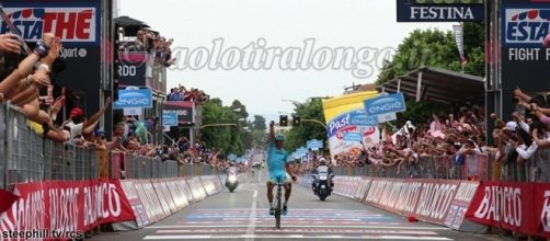 La Vittoria di Paolo Tiralongo al Giro del 2015 (via - www.paolotiralongo.it)