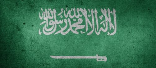 Le drapeau de l'Arabie saoudite.