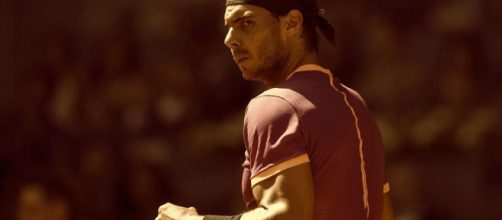 Rafa Nadal impegnato oggi in un incontro Roland Garros (fonte eurosport)