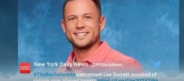 ‘Bachelorette’ Contestant Is In Hot Water For Racist Remarks screencap from Wochit Youtube ‘Bachelorette’ Contestant Is In Hot Water For Racist Remarks screencap from Wochit Youtube