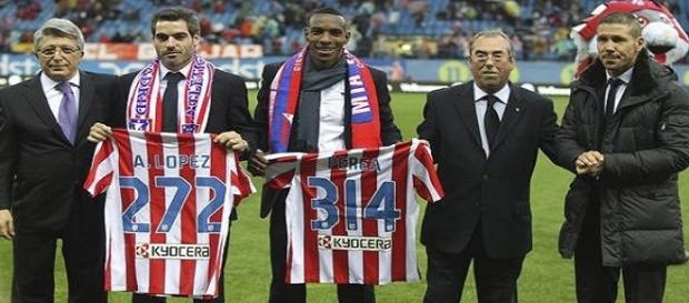 el colombiano vistió la camiseta del Atlético de Madrid en 314 partidos el colombiano vistió la camiseta del Atlético de Madrid en 314 partidos