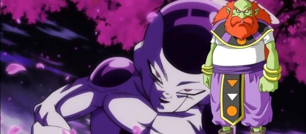 El dios de la destrucción del universo 9 entra en acción. El dios de la destrucción del universo 9 entra en acción.
