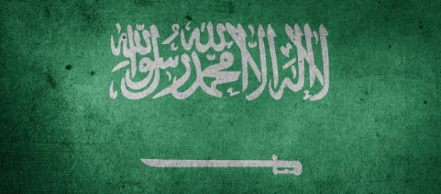 Le drapeau de l'Arabie saoudite. Le drapeau de l'Arabie saoudite.