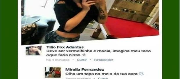 Menina se dá mal com comentário no Facebook Menina se dá mal com comentário no Facebook