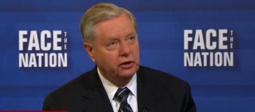 Sen. Lindsey Graham drives final nail in health care bill coffin. / Photo by Face The Nation via YouTube: https://youtu.be/xgliBr9uMEU