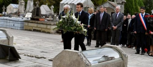 L'instant président du candidat Macron à Oradour-sur-Glane ... - lepopulaire.fr