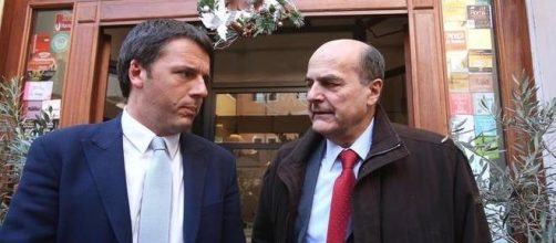 Matteo Renzi e Pier Luigi Bersani litigano per Pisapia