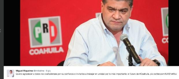 Una foto publicada en Twitter de Miguel Riquelme Una foto publicada en Twitter de Miguel Riquelme