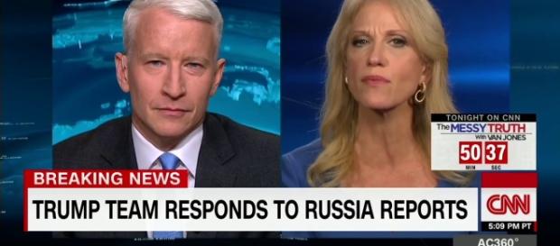 Kellyanne Conway allegedly mocked White House staff. Photo via Very Fake News, YouTube. Kellyanne Conway allegedly mocked White House staff. Photo via Very Fake News, YouTube.