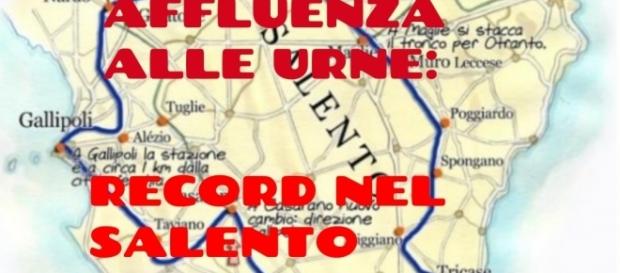 Record in un paese del Salento Record in un paese del Salento