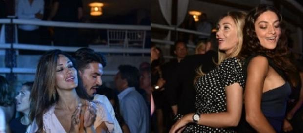 Rosa Perrotta balla con Pietro Tartaglione a Capri, a destra la Popper con la Cremaschi Rosa Perrotta balla con Pietro Tartaglione a Capri, a destra la Popper con la Cremaschi