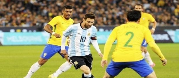 un particular momento del partido, Messi no tuvo nada que ver un particular momento del partido, Messi no tuvo nada que ver
