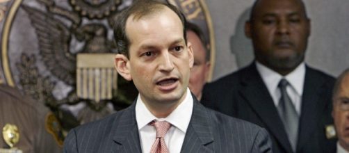 Secretary Alex Acosta at the White House briefing