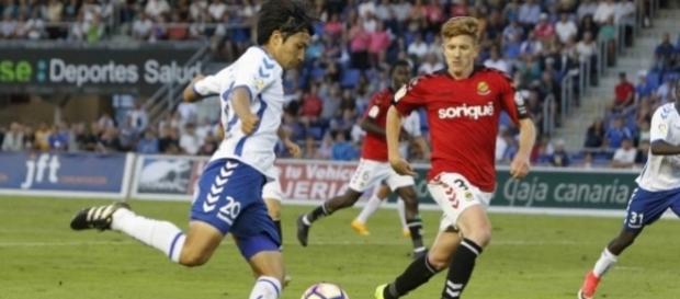 Gaku Shibashaki, estrella del Club Deportivo Tenerife Gaku Shibashaki, estrella del Club Deportivo Tenerife