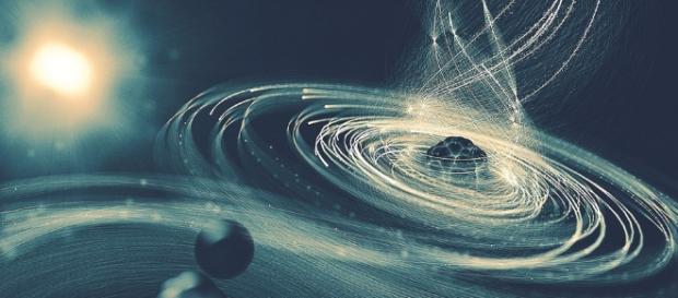 Molecular black hole: created using the most powerful laser in the world. screencap from Science and More via Youtube Molecular black hole: created using the most powerful laser in the world. screencap from Science and More via Youtube