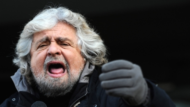 Il leader del Movimento 5 Stelle, Beppe Grillo