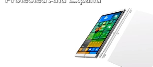 MicroSoft Surface Phone 2017 / screencap from Science and knowledge via Youtube MicroSoft Surface Phone 2017 / screencap from Science and knowledge via Youtube