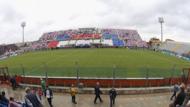 Lo stadio comunale 'Ezio Scida' di Crotone