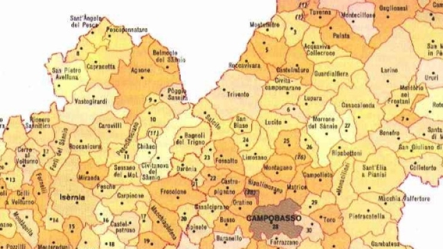 Mappa del Molise - duronia.com