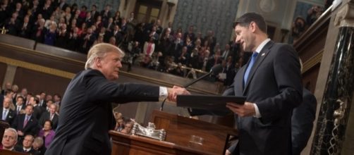 Donald Trump credits:wikipedia https://en.wikipedia.org/wiki/Paul_Ryan#/media/File:Trump_shaking_hands_with_Paul_Ryan.jpg