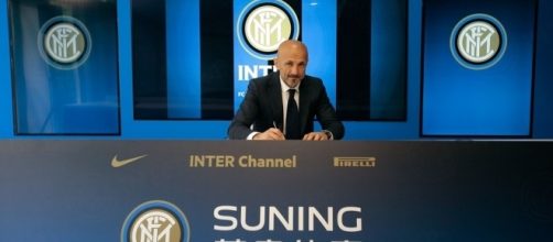 Spalletti annunciato dall'Inter (foto presa dal sito ufficiale Inter.it)