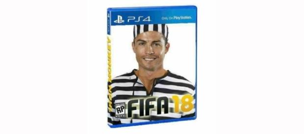 Cristiano Ronaldo en caratula de juego de fútbol Cristiano Ronaldo en caratula de juego de fútbol