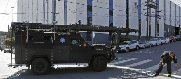 Gunman opens fire at UPS building in San Francisco, California. Gunman opens fire at UPS building in San Francisco, California.